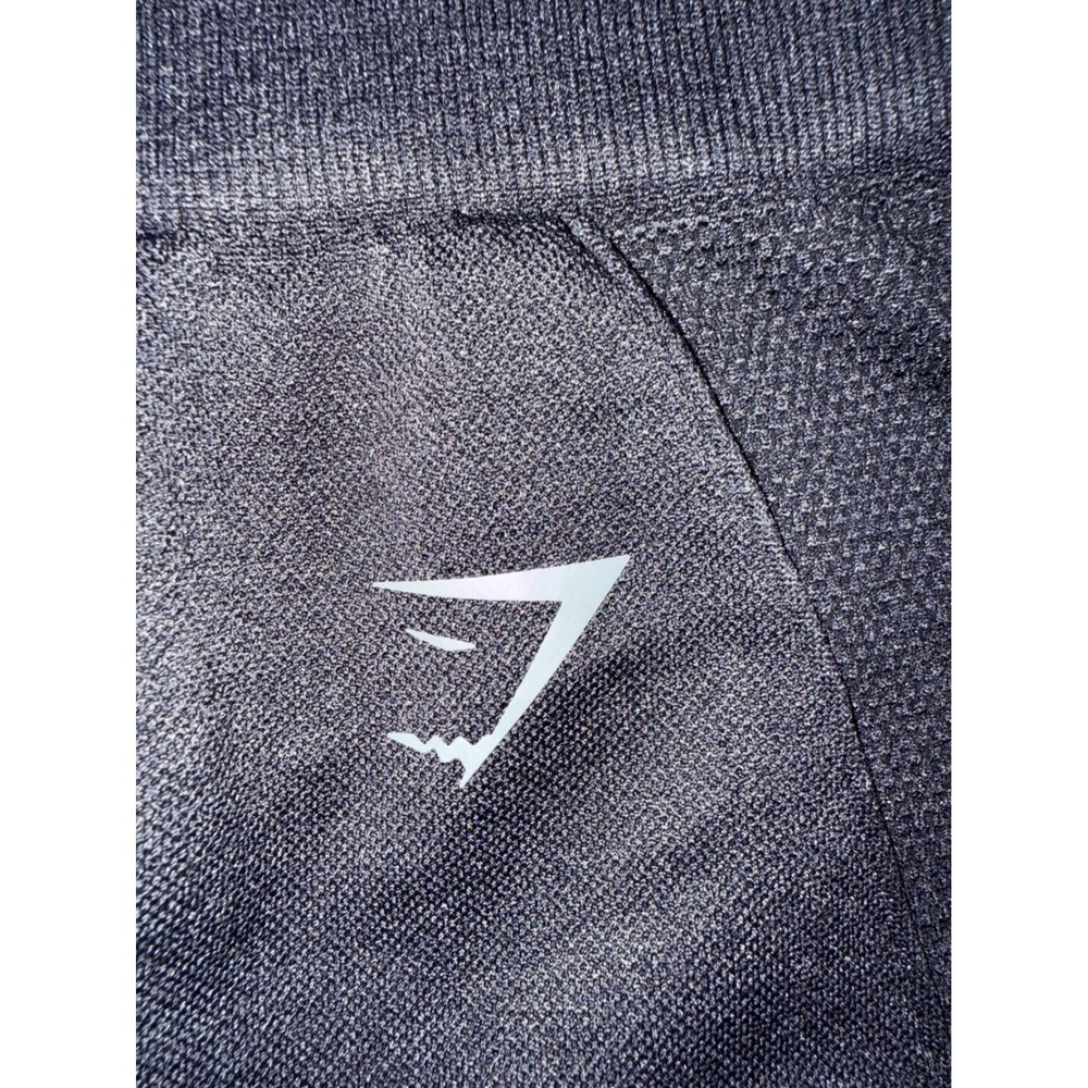 Gymshark Vital Seamless 2.0 Black High Rise Biker Shorts Womens Size Small - Picture 2 of 4